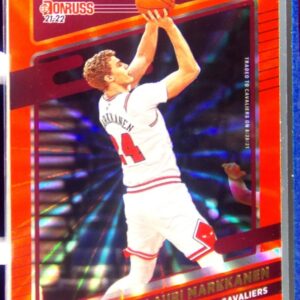 2021-22 Donruss Lauri Markkanen Holo Orange Laser #149 Cavaliers