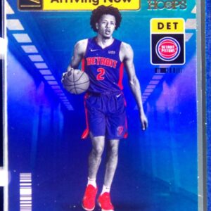 2021-22 Hoops Cade Cunningham #1 Pistons Arriving Now Holo