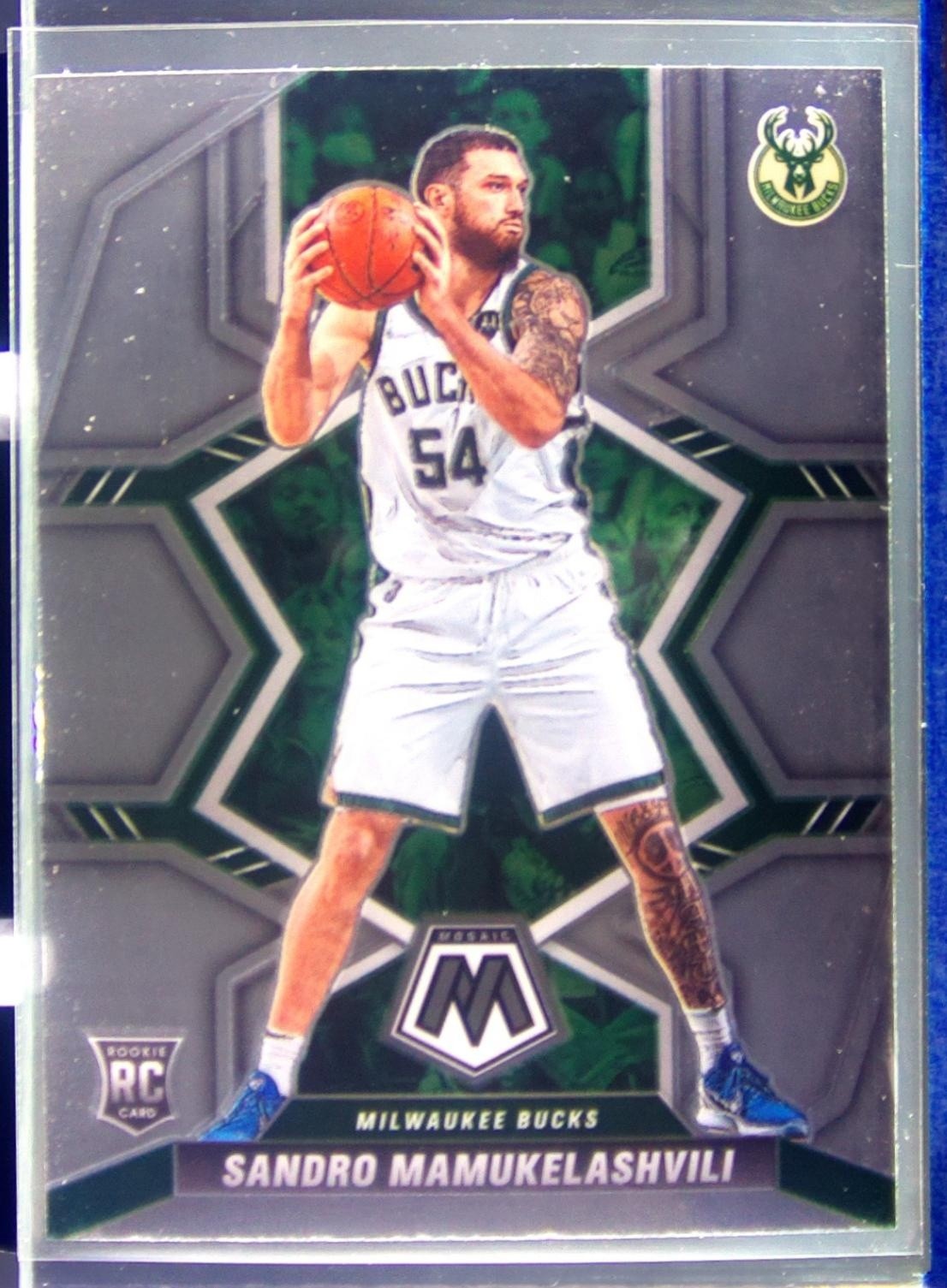 2021-22 Mosaic Sandro Mamukelashvili RC #236 Bucks