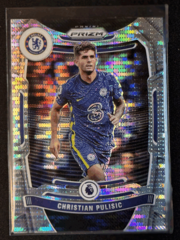 2021-22 Panini Prizm Premier League Christian Pulisic Pulsar Chelsea #252