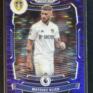 2021-22 Panini Prizm Premier League Mateusz Klitch Purple Pulsar /99 #221