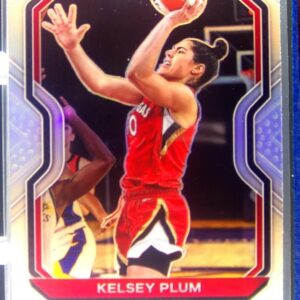 2021-22 Panini Prizm WNBA Kelsey Plum Prizms Silver #60 Aces
