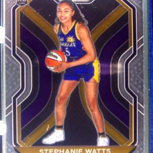 2021-22 Panini Prizm WNBA Stephanie Watts RC #98 Sparks