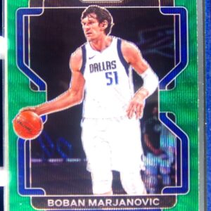 2021-22 Prizm Boban Marjanovic Green Wave #167 Mavericks