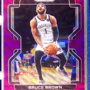 2021-22 Prizm Bruce Brown Purple Wave #230 Nets