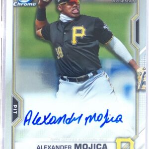 2021 Bowman Chrome Alexander Mojica Auto #CPA-AM Pirates Prospect Autographs
