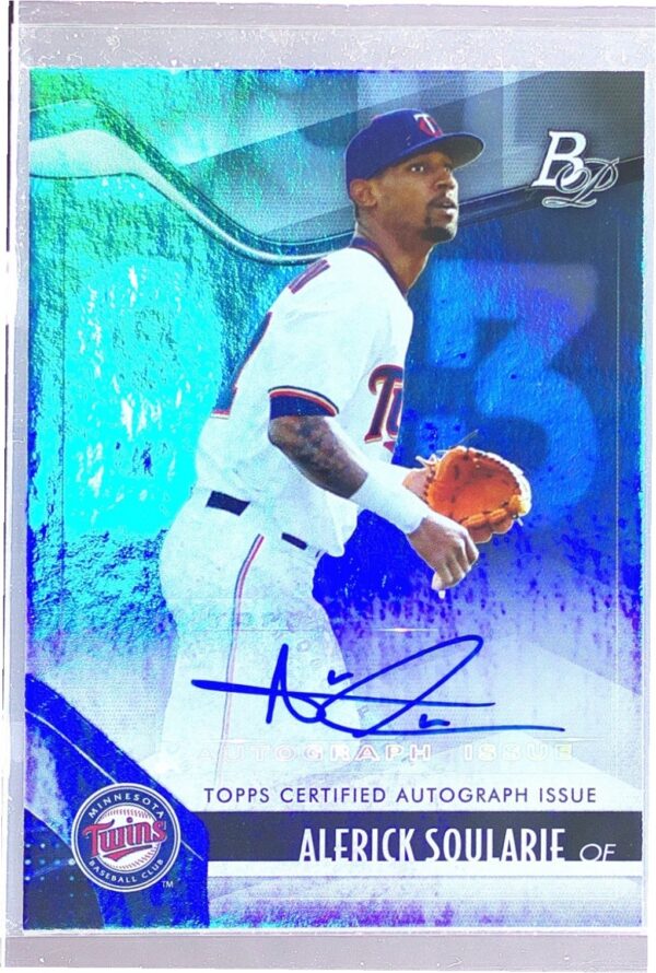 2021 Bowman Platinum Alerick Soularie Auto #TOP-78 Twins Top Prospects Autograph