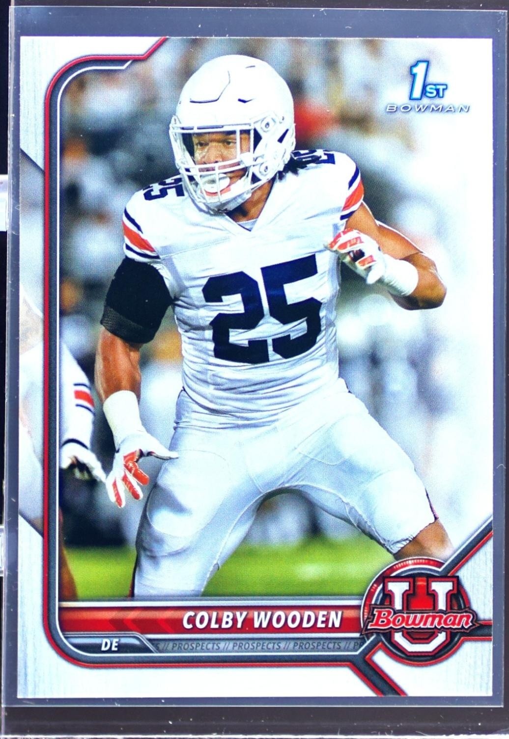 2021 Bowman University Colby Wooden #88 Tigers First Bowman