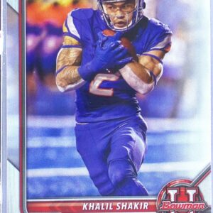 2021 Bowman University Khalil Shakir RC #1 Broncos