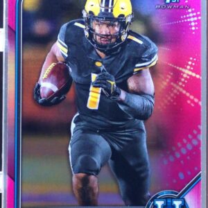 2021 Bowman University Tyler Badie Chrome Pink #80 Tigers First