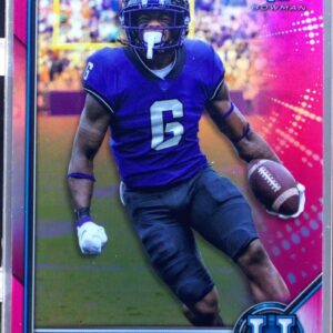 2021 Bowman University Zach Evans Chrome Pink #64 Frogs First