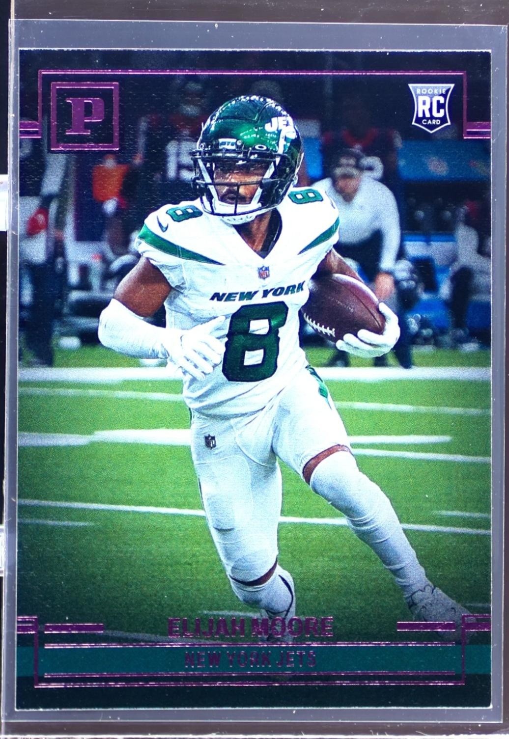 2021 Chronicles Elijah Moore #PA-30 Jets Panini