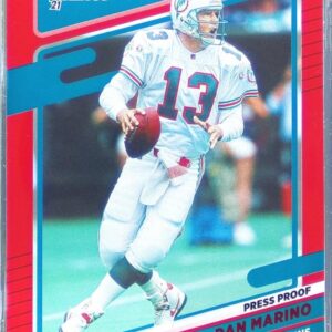2021 Donruss Dan Marino Press Proof Red #66 Dolphins