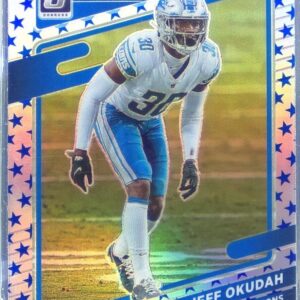 2021 Donruss Optic Jeff Okudah Stars #86 Lions