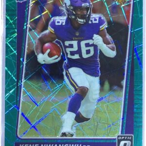 2021 Donruss Optic Kene Nwangwu Green Velocity RC #233 Vikings