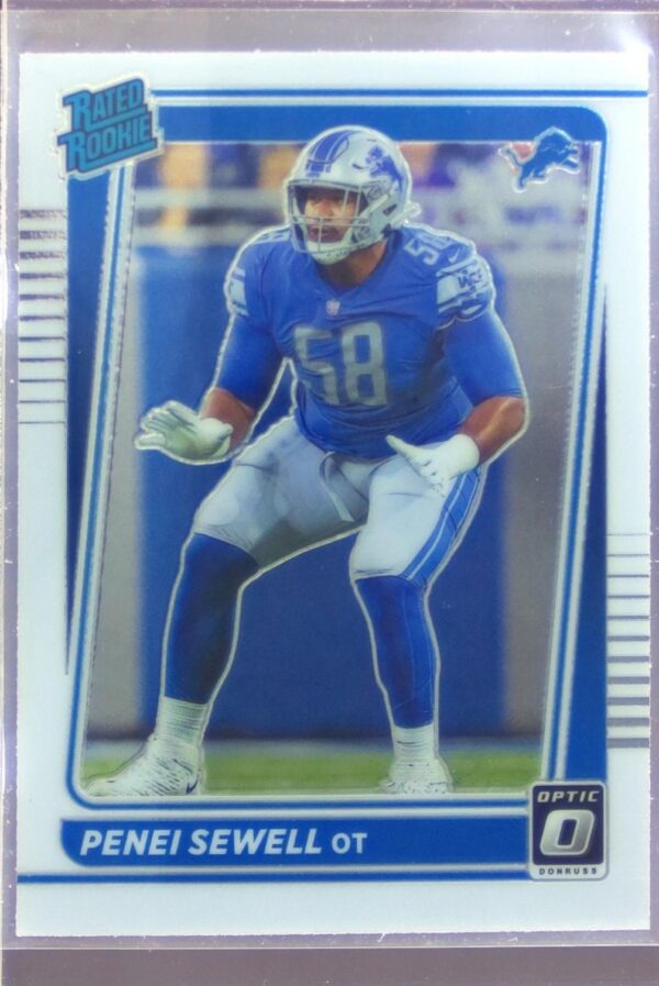 2021 Donruss Optic Penei Sewell RC #260 Lions