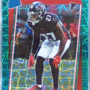 2021 Donruss Optic Richie Grant Green Velocity RC #269 Falcons