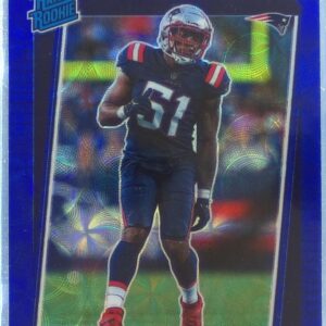 2021 Donruss Optic Ronnie Perkins Blue Scope RC #283 Patriots