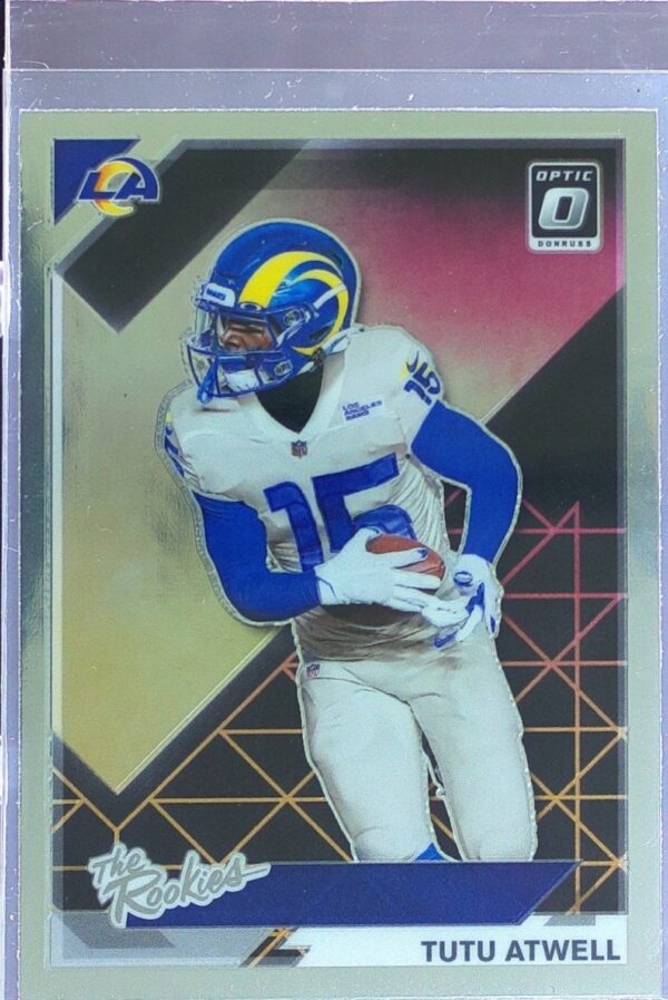 2021 Donruss Optic Tutu Atwell RC #TR-14 Rams The Rookies