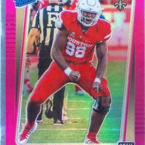 2021 Donruss Payton Turner Optic Rated Rookie Preview Pink RC #P-342 Saints