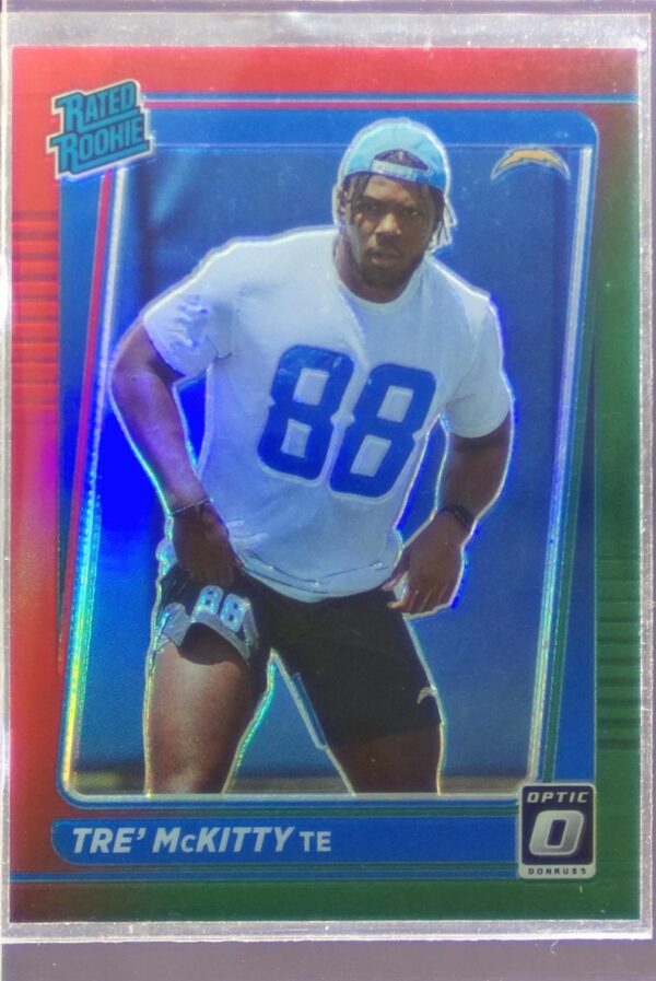 2021 Donruss Tre' McKitty Optic Rated Rookie Preview Red and Green RC #P-304