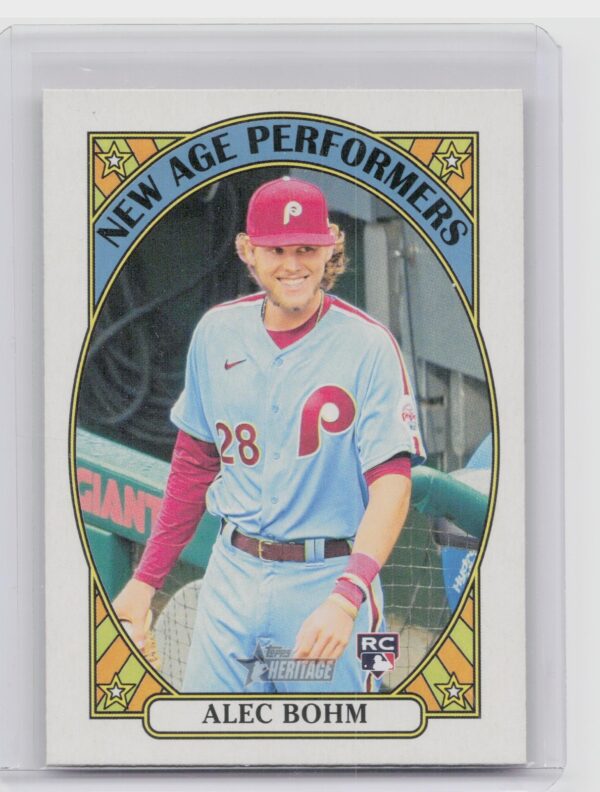 2021 Heritage Alec Bohm #NAP-15 Phillies New Age Performers