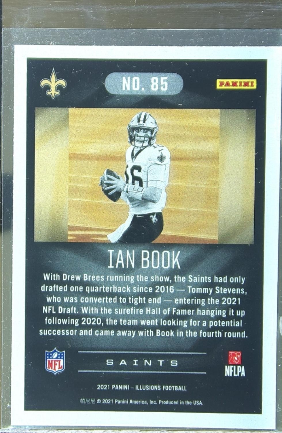 2021 Illusions Ian Book RC #85 Saints - Image 3