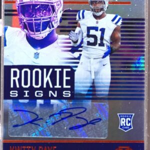 2021 Illusions Kwity Paye RC Auto #RS-KWP Colts Rookie Signs Orange