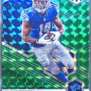 2021 Mosaic Amon-Ra St. Brown Prizm Green RC #328 Lions
