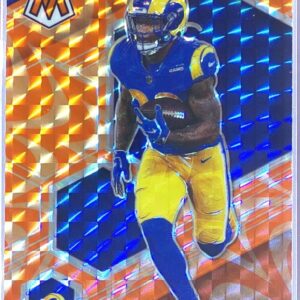 2021 Mosaic Cam Akers Prizm Reactive Orange #119 Rams