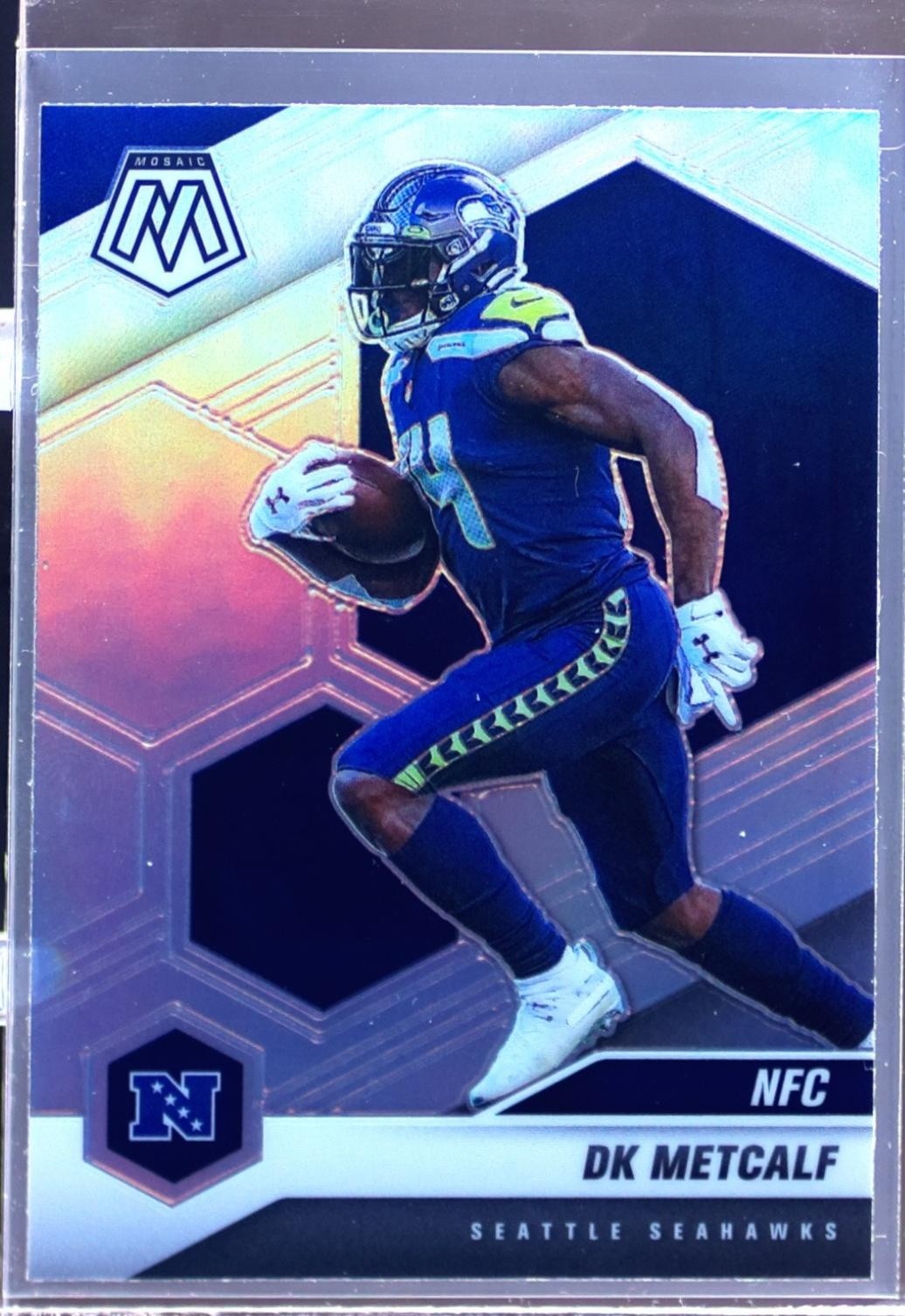 2021 Mosaic DK Metcalf Prizm Silver #217 Seahawks