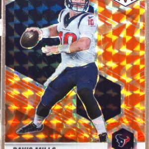 2021 Mosaic Davis Mills RC Prizm Reactive Orange #322 Texans