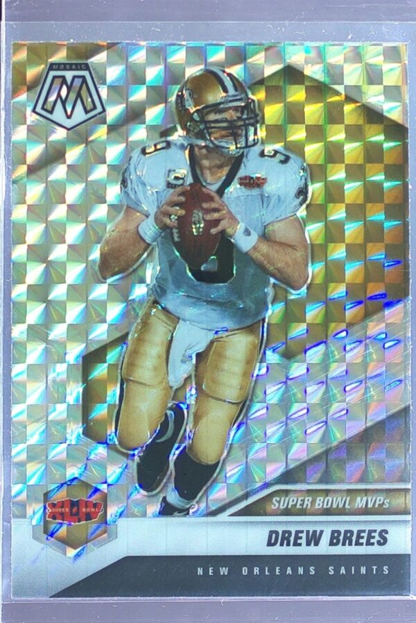 2021 Mosaic Drew Brees Prizm #286 Saints