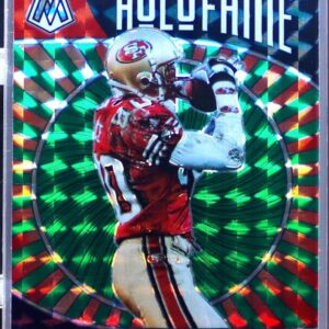 2021 Mosaic Jerry Rice #14 49ers HoloFame Mosaic Green