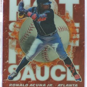 2021 Mosaic Ronald Acuna Jr. #HS6 Braves Hot Sauce