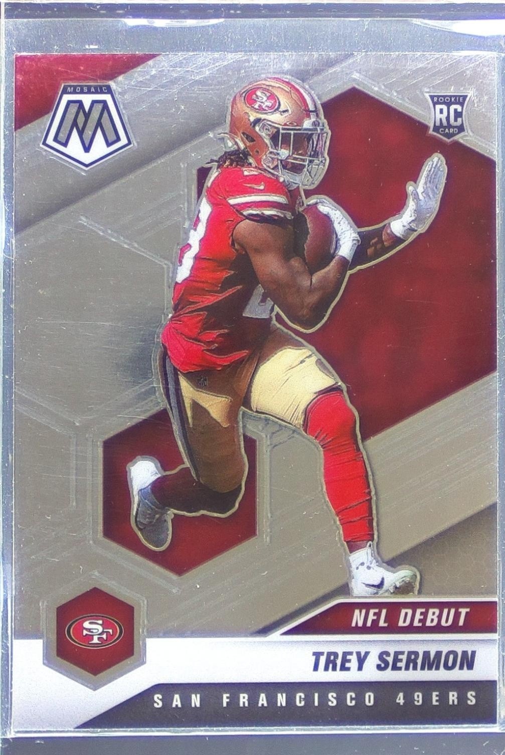 2021 Mosaic Trey Sermon RC #255 49ers