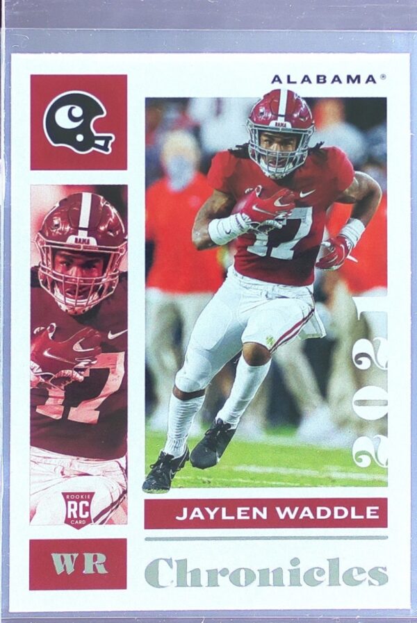 2021 Panini Chronicles Draft Picks Jaylen Waddle RC #7 Tide