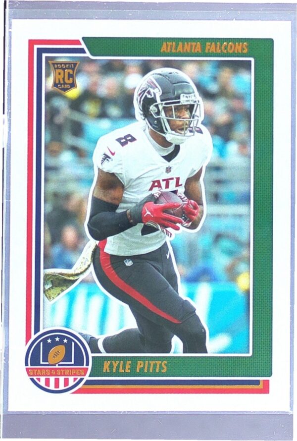 2021 Panini Chronicles Kyle Pitts #STS-KPI Falcons Stars and Stripes