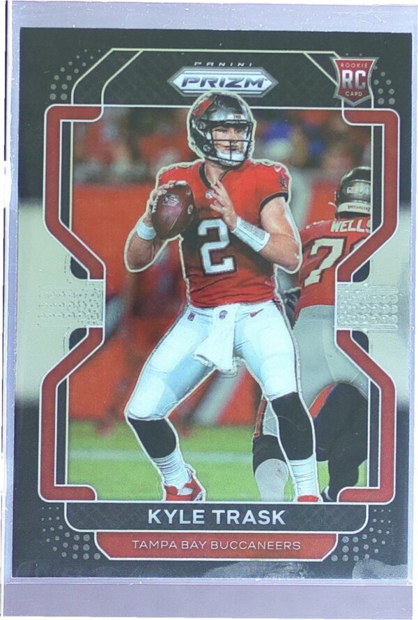 2021 Panini Chronicles Kyle Trask RC #PB-16 Buccaneers Prizm Black