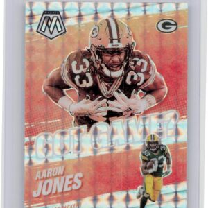 2021 Panini Mosaic Aaron Jones #GG-8 Packers Got Game? Mosaic