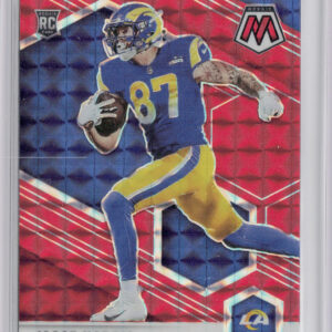 2021 Panini Mosaic Jacob Harris Prizm Red #338 Rams
