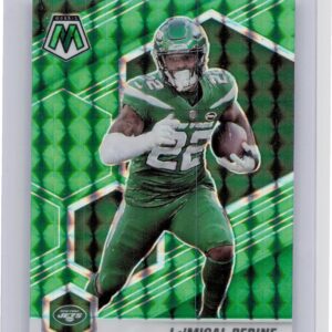 2021 Panini Mosaic La'Mical Perine Prizm Green #157 Jets