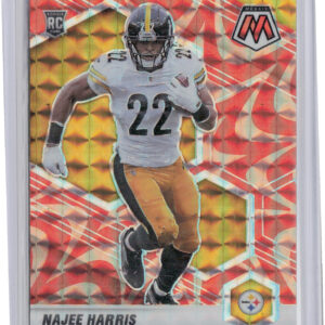 2021 Panini Mosaic Najee Harris Prizm Reactive Orange #313 Steelers
