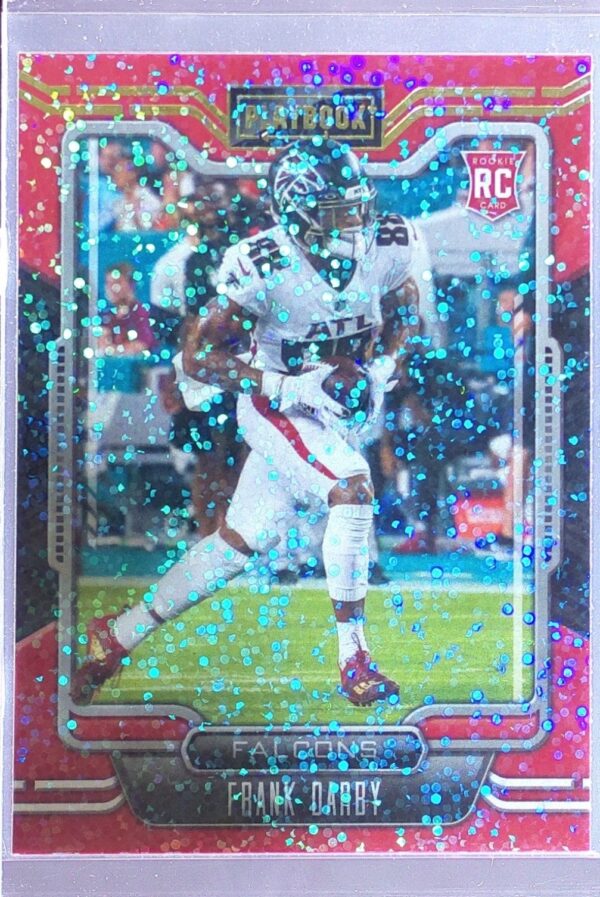 2021 Panini Playbook Frank Darby Sparkle RC #186 Falcons