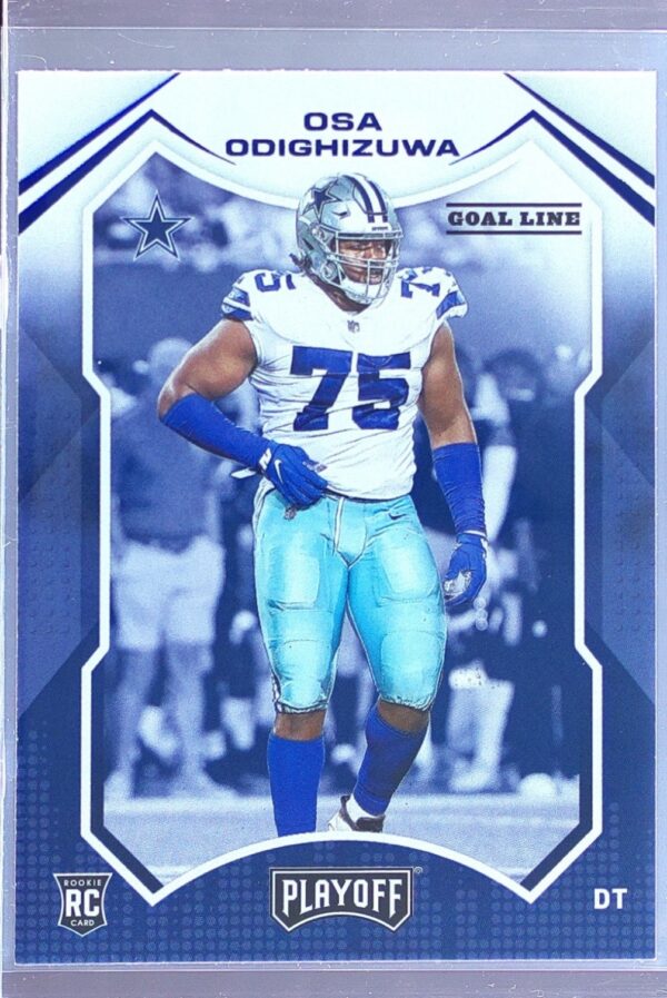2021 Panini Playoff Osa Odighizuwa Goal Line RC #273 Cowboys