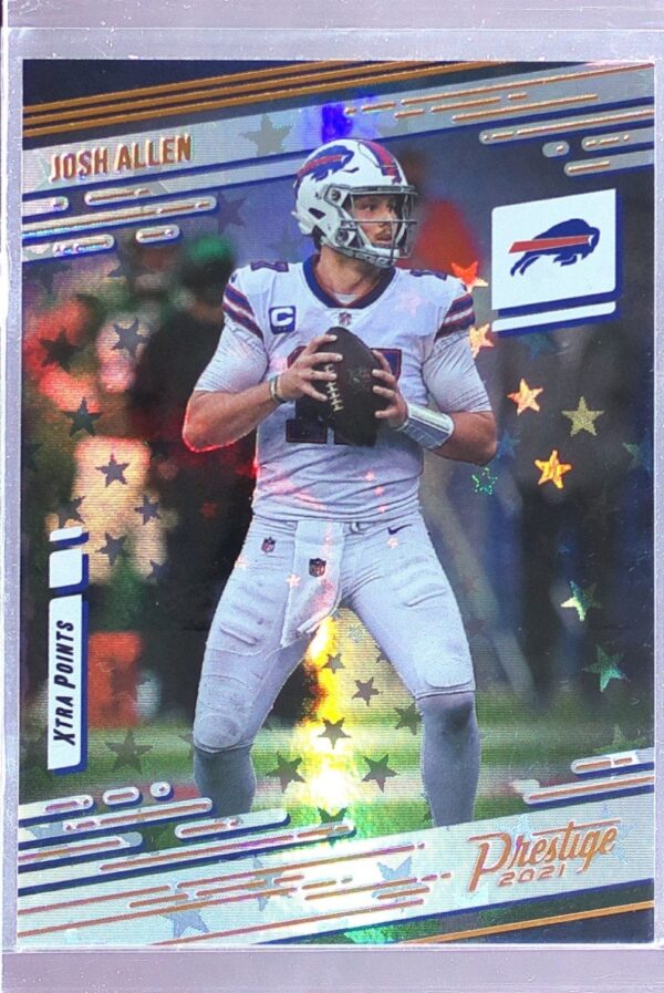 2021 Panini Prestige Josh Allen Xtra Points Astral #16 Bills