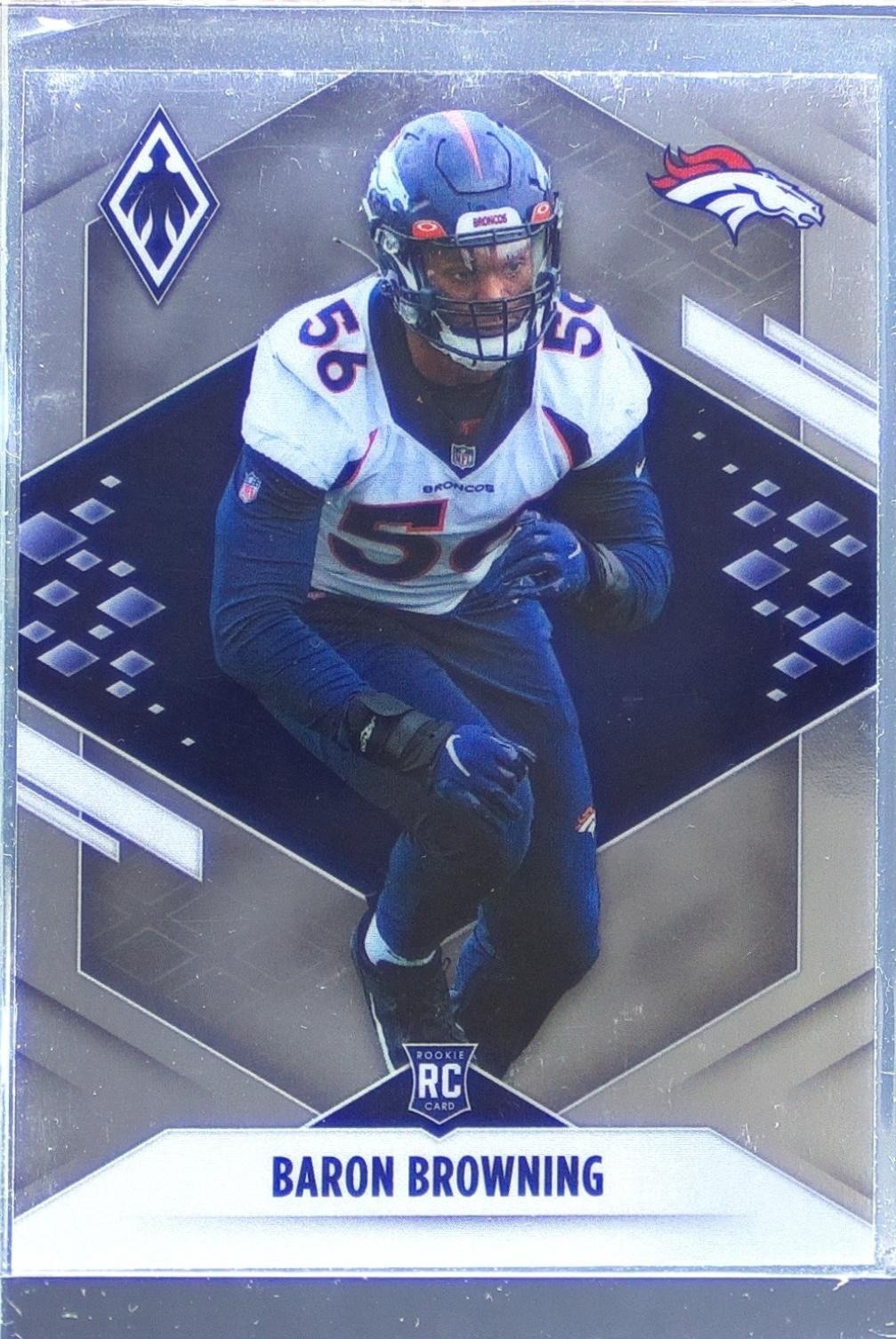2021 Phoenix Baron Browning RC #186 Broncos