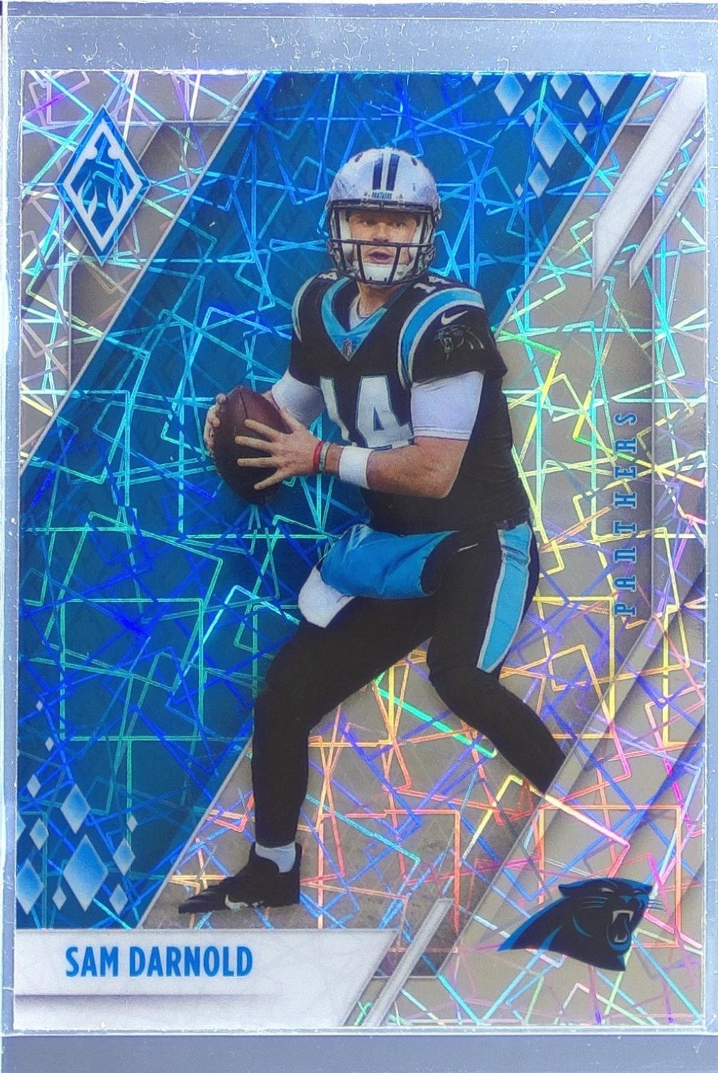2021 Phoenix Sam Darnold Silver Lazer #17 Panthers