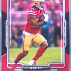 2021 Playbook Trey Sermon Orange RC #126 49ers