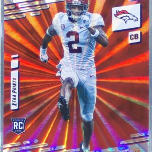 2021 Prestige Patrick Surtain II Xtra Points Sunburst RC #245 Broncos